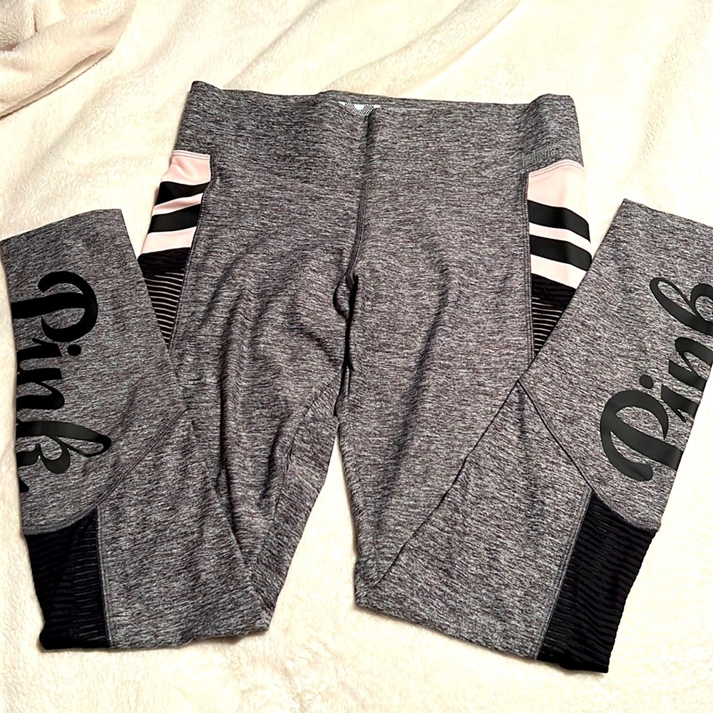 Gray yoga pants never worn brand PINK